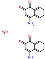 1,2-Naphthalenedione,4-amino-, hydrate (2:1)